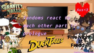 Fandoms React Part 1 Prologue [upl. by Fanestil]