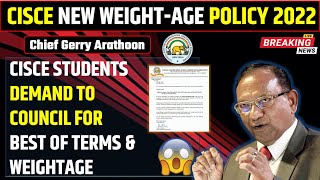 CISCE Update 2022  New CISCE Weightage Policy 2022 in ICSEISC 2022 Copy Checking for Semester2 [upl. by Kendricks]