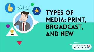 Types of Media Print Broadcast and New Media [upl. by Colleen]