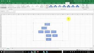 Crear un organigrama en Excel 2016 [upl. by Sharity]