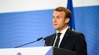 Speech by Emmanuel Macron President of France FR [upl. by Nodnarg]