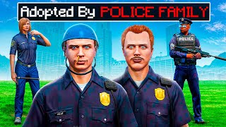 Adopted By COP FAMILY In GTA 5 [upl. by Fitting372]