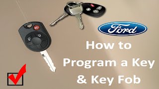 How to Program a Ford key and key fob with ease [upl. by Luca]