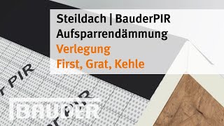 Aufsparrendämmung Verlegung First Grat Kehle [upl. by Sauer]