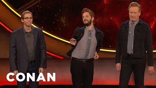 Ben Schwartz amp Thomas Middleditch Cosplay As Conan amp Andy  CONAN on TBS [upl. by Iaw]