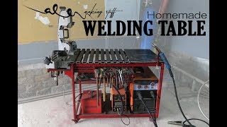 Homemade WELDING TABLE rotary table [upl. by Daas]