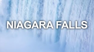 Large Waterfall 10 Hours  Niagara Falls  Relaxing Nature Sounds [upl. by Noiramed]