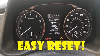 2018 Hyundai Elantra Reset Service Required Light [upl. by Guidotti]