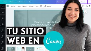 Cómo crear una página web GRATIS y FÁCIL en Canva Tutorial paso a paso 2021 [upl. by Innavoeg]