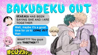 BakuDeku COMES OUT after IzuOcha Rumors 😨 BNHA Texts  MHA Chat [upl. by Bucella]