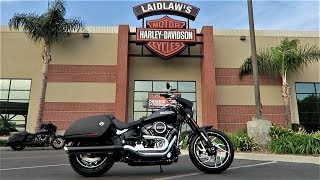 2018 Sport Glide HarleyDavidson FLSB │First Ride and Review [upl. by Nodgnal]