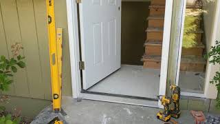 Jeld Wen Front Door Installation  Really crappy products and craftsmanship PART 1 [upl. by Little]