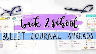 Bullet Journal Tips for Students  Back to school planning tips [upl. by Glarum673]