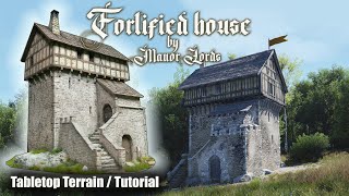 Tabletop Terrain  Fortified house  PCGame quotManor Lordsquot [upl. by Corell963]