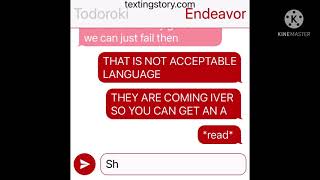 Todobakudeku texting story [upl. by Ennoved787]