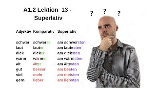 Deutschkurs A12 Lektion 13  Superlativ [upl. by Cord555]