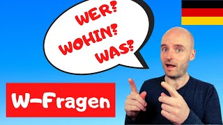 WFragen  Learn German  Deutsch lernen [upl. by Aynatahs]