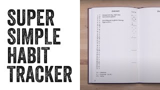 Super Simple Habit Tracker [upl. by Lekram]