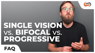 Single Vision Lens VS Bifocal VS Progressive  SportRx [upl. by Alfy]