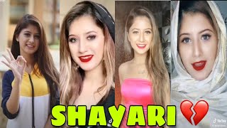 Arishfa khan shayari  Arishfa khan sad poetry  Arishfa khan Tik Tok shayari videos [upl. by Amitaf]