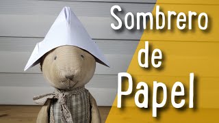 COMO HACER UN SOMBRERO DE PAPEL [upl. by Elletnahs]