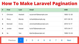 How To Make Pagination In Laravel Tutorial 2025 [upl. by Kirad]