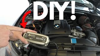 How To Charge A BMW Battery CTEK 43 [upl. by Turk]