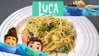 Making Trenette Al Pesto from Luca [upl. by Sacken864]