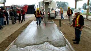 Self Consolidated Concrete SCC Demo  Woodstock Outdoor Farmshow CFBA [upl. by Solegna]