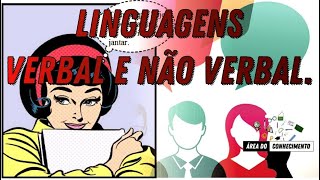 Linguagens Verbal Não Verbal e Mista [upl. by Barclay]