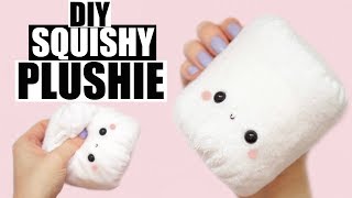 DIY SQUISHY PLUSHIE  Squishy amp Plushie in one [upl. by Gnas468]