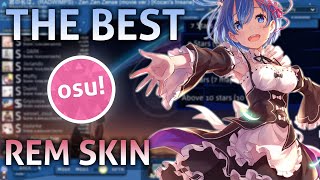 osu The Best Rem Skin [upl. by Aleik]