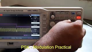 PSK Modulation  Demodulation  Lab Experiment  Phase Shift Keying  Practical  Modulation [upl. by Neom742]