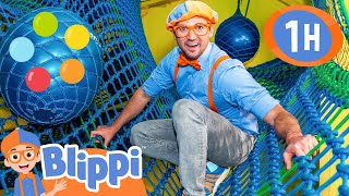 Blippis Indoor Museum Playtime Challenge Educational Videos for Kids [upl. by Nednil]