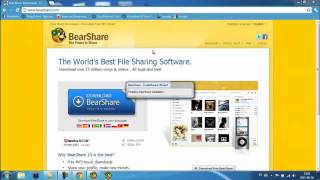 how to download music for FREE with bearshare [upl. by Grissom]