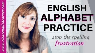 How to Say English Letters American English Alphabet Pronunciation [upl. by Bertha984]