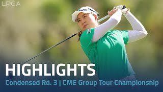 Condensed Rd 3  CME Group Tour Championship [upl. by Nacul]