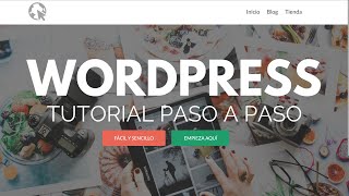 Como Crear una Pagina de WordPress 2019  Para Principiantes [upl. by Enirok]