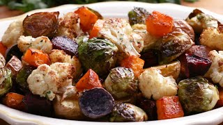 How To Roast Vegetables • Tasty [upl. by Weir946]