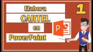 ¿Cómo hacer un CARTEL en PowerPoint [upl. by Nema779]