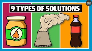 9 Types of Solution  Chemistry [upl. by Lareine863]