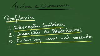 Teníase e Cisticercose  Resumo  Parasitologia [upl. by Noami]