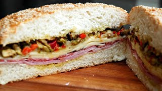 Authentic New Orleans Muffuletta Recipe [upl. by Leith]