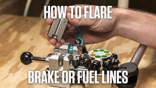 How to Flare Brake or Fuel Lines  Hagerty DIY [upl. by Omrellug841]