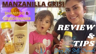 Manzanilla GRISI Shampoo amp Conditioner REVIEWTIPS Niños Rubios [upl. by Magnuson]