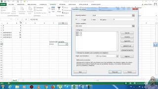 Excel Comment Resoudre un systeme dequation avec solveur [upl. by Ynnep]