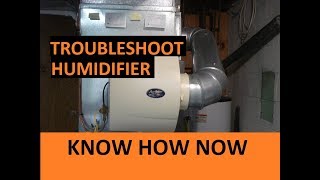 How to Troubleshoot a Whole House Humidifier [upl. by Nylirem22]