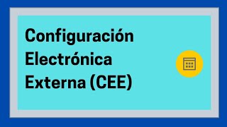 CONFIGURACIÓN ELECTRÓNICA EXTERNA CEE  Química CBC  Ejercicio 318 [upl. by Niwrad]