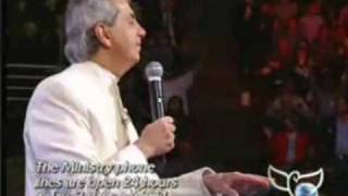 Benny Hinn sings quotTheres Something About That Namequot [upl. by Neetsyrk]