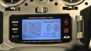 Spektrum DX8  Helicopter Setup [upl. by Essex]